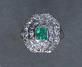 Edwardian Emerald And Diamond Engagement Ring Edwardian Emerald And Diamond Engagement Ring